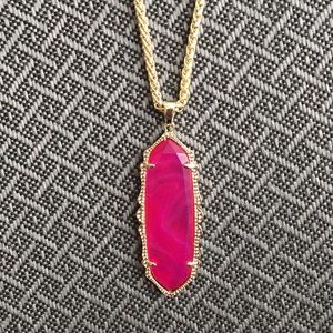 Kendra Scott Long Pink ‘Frances’ Necklace
